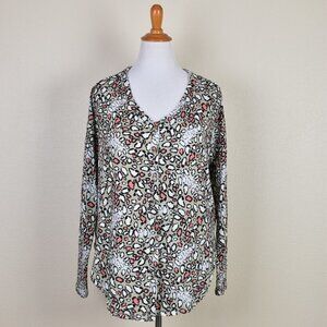 KyeMi Leopard Cardigan Sweater Small NEW